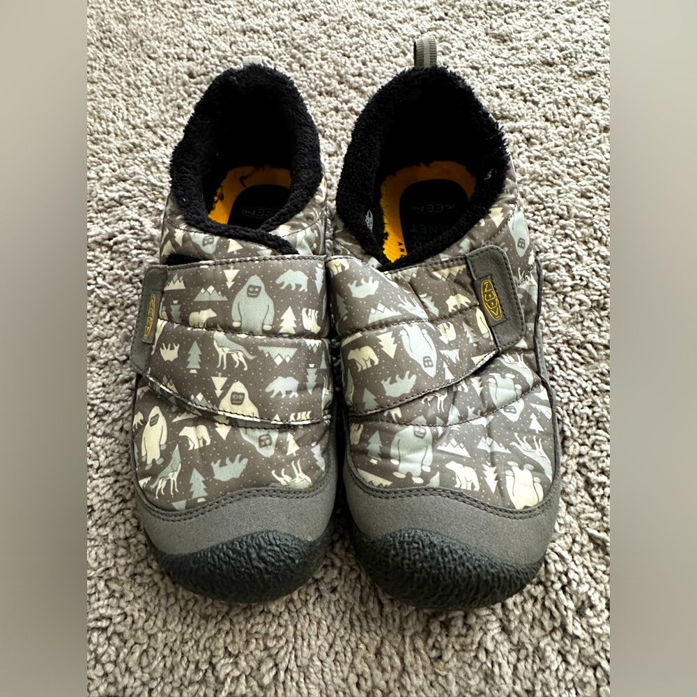 Keen Winter Howser Shoe Yeti Polar Bear Print Size 6.5 Fleece Lined